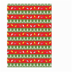 Christmas-papers-red-and-green Large Garden Flag (two Sides)