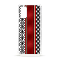 Background-damask-red-black Samsung Galaxy S20 6 2 Inch Tpu Uv Case