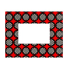 Darts-dart-board-board-target-game White Tabletop Photo Frame 4 x6 