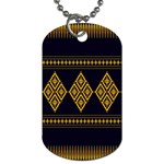 Abstract-batik Klasikjpg Dog Tag (One Side) Front