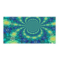 Fractal Satin Wrap 35  X 70  by nateshop