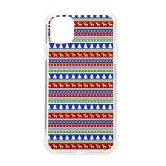 Christmas-color-stripes Pattern Iphone 11 Tpu Uv Print Case