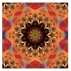 Abstract-kaleidoscope-design Square Satin Scarf (36  X 36 )