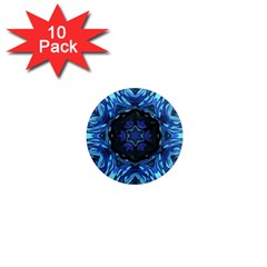 Background-blue-flower 1  Mini Magnet (10 Pack)  by Bedest