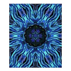 Background-blue-flower Shower Curtain 60  X 72  (medium) 