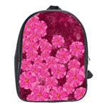 Cherry-blossoms-floral-design School Bag (Large)