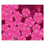 Cherry-blossoms-floral-design Premium Plush Fleece Blanket (Small)