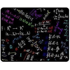Mathematics  Physics Maths Math Pattern Fleece Blanket (medium) by pakminggu