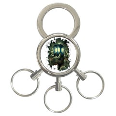 Time Machine Doctor Who 3-ring Key Chain