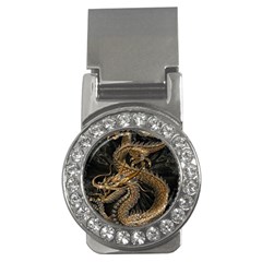 Fantasy Dragon Pentagram Money Clips (cz) 