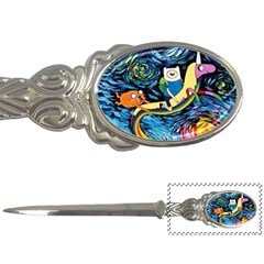 Cartoon Parody  Art Starry Night Van Gogh Letter Opener by Sarkoni