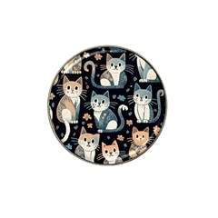 Cats Pattern Hat Clip Ball Marker (10 Pack) by Valentinaart