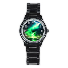 Lake Storm Neon Stainless Steel Round Watch
