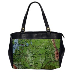 Map Earth World Russia Europe Oversize Office Handbag by Bangk1t