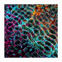 Fractal Abstract Waves Background Wallpaper Medium Glasses Cloth by Ravend