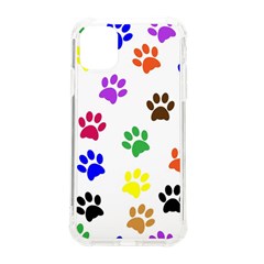 Pawprints-paw-prints-paw-animal Iphone 11 Tpu Uv Print Case by Ravend