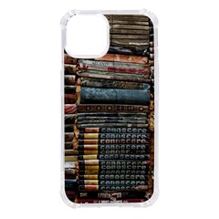 Pile Of Books Photo Of Assorted Book Lot Backyard Antique Store Iphone 14 Tpu Uv Print Case by Ravend