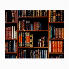 Assorted Title Of Books Piled In The Shelves Assorted Book Lot Inside The Wooden Shelf Small Glasses Cloth by Ravend