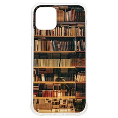 Books On Bookshelf Assorted Color Book Lot In Bookcase Library Iphone 12/12 Pro Tpu Uv Print Case by Ravend