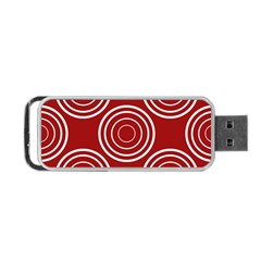 Background-red Portable Usb Flash (two Sides)