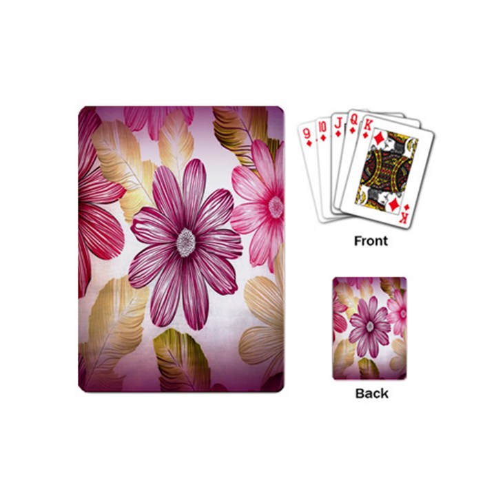 Print-roses Playing Cards Single Design (Mini)