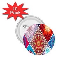 Mandala Pattern, Desenho, Designs, Glitter, Pattern 1 75  Buttons (10 Pack) by nateshop