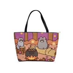 Pusheen Cute Fall The Cat Classic Shoulder Handbag by Ndabl3x