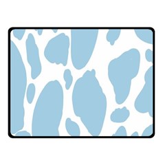 Cow Print, Aesthetic, Y, Blue, Baby Blue, Pattern, Simple Fleece Blanket (small) by nateshop