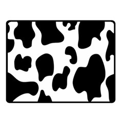 Black And White Cow Print,wallpaper Two Sides Fleece Blanket (small) by nateshop