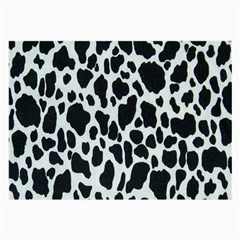 Black And White Cow Print 10 Cow Print, Hd Wallpaper Large Glasses Cloth (2 Sides) by nateshop