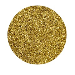 Gold Glittering Background Gold Glitter Texture, Close-up Mini Round Pill Box (pack Of 3) by nateshop