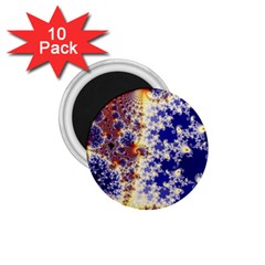 Psychedelic Colorful Abstract Trippy Fractal Mandelbrot Set 1 75  Magnets (10 Pack) 