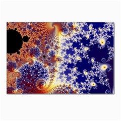 Psychedelic Colorful Abstract Trippy Fractal Mandelbrot Set Postcard 4 x 6  (pkg Of 10)