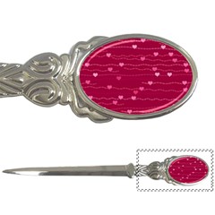 Hearts Valentine Love Background Letter Opener