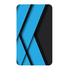 Blue Black Abstract Background, Geometric Background Memory Card Reader (rectangular) by nateshop