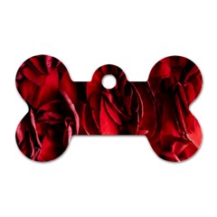 Followers,maroon,rose,roses Dog Tag Bone (two Sides) by nateshop