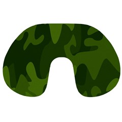 Green Camouflage, Camouflage Backgrounds, Green Fabric Travel Neck Pillow by nateshop