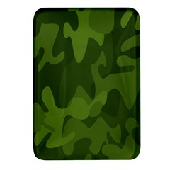 Green Camouflage, Camouflage Backgrounds, Green Fabric Rectangular Glass Fridge Magnet (4 Pack) by nateshop