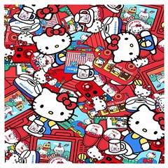 Hello-kitty-61 Wooden Puzzle Square by nateshop