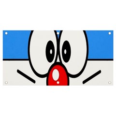 Doraemon Face, Anime, Blue, Cute, Japan Banner And Sign 4  X 2  by nateshop