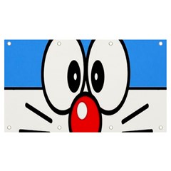Doraemon Face, Anime, Blue, Cute, Japan Banner And Sign 7  X 4  by nateshop