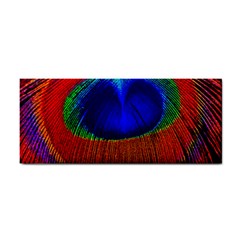 Peacock-feathers,blue 1 Hand Towel by nateshop
