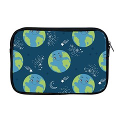 Seamless Pattern Cartoon Earth Planet Apple Macbook Pro 17  Zipper Case by Grandong