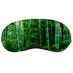 Bamboo Forest Squid Family Sleep Mask by Grandong