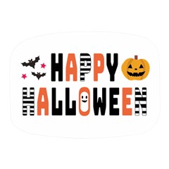 Happy Halloween Slot Text Orange Mini Square Pill Box by Sarkoni