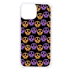 Halloween Skull Pattern Iphone 13 Mini Tpu Uv Print Case by Ndabl3x