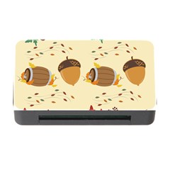 Leaves Foliage Acorns Barrel Memory Card Reader With Cf by Ndabl3x