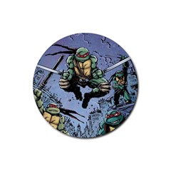 Teenage Mutant Ninja Turtles Comics Rubber Round Coaster (4 Pack) by Sarkoni