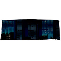 Pixel Art Night City Japan Body Pillow Case (dakimakura) by Sarkoni