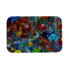 Pixel Art Retro Video Game Open Lid Metal Box (silver)   by Sarkoni